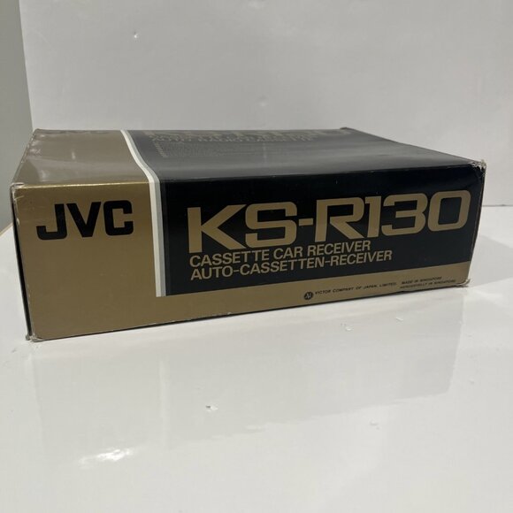JVC KS-R130 AM/FM Radio Cassette Car Receiver Shaft Post Style Stereo Untested - Picture 4 of 9